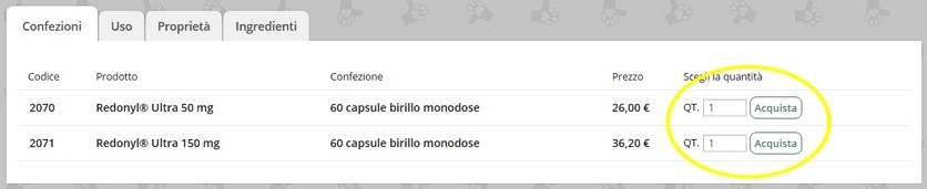 Acquista online