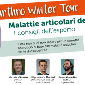 Arthro Winter Tour: 12 serate sulle malattie articolari del cane