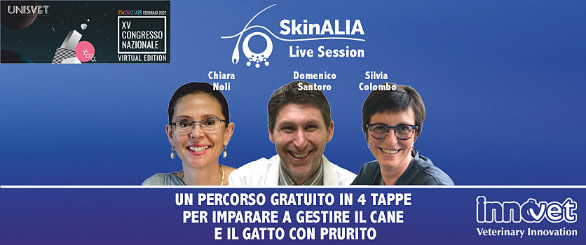 Skinalia® Live Session: 4 webinar gratuiti sul prurito del cane e del gatto.