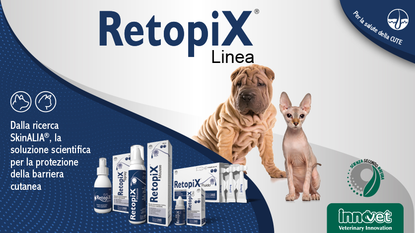 Retopix®: protezione naturale della pelle di cani e gatti
