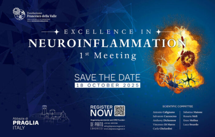 Immagine per l'articolo: NEUROINFIAMMAZIONE: SCIENZA E FUTURO IN CONVEGNO ALL'ABBAZIA DI PRAGLIA