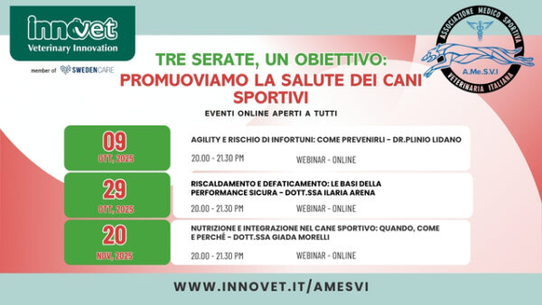 Immagine per l'articolo: Tre serate, un obiettivo: la salute dei cani sportivi